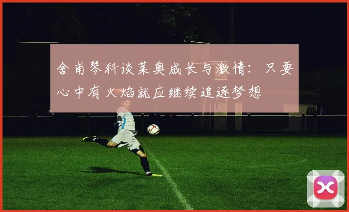 舍甫琴科谈莱奥成长与激情：只要心中有火焰就应继续追逐梦想
